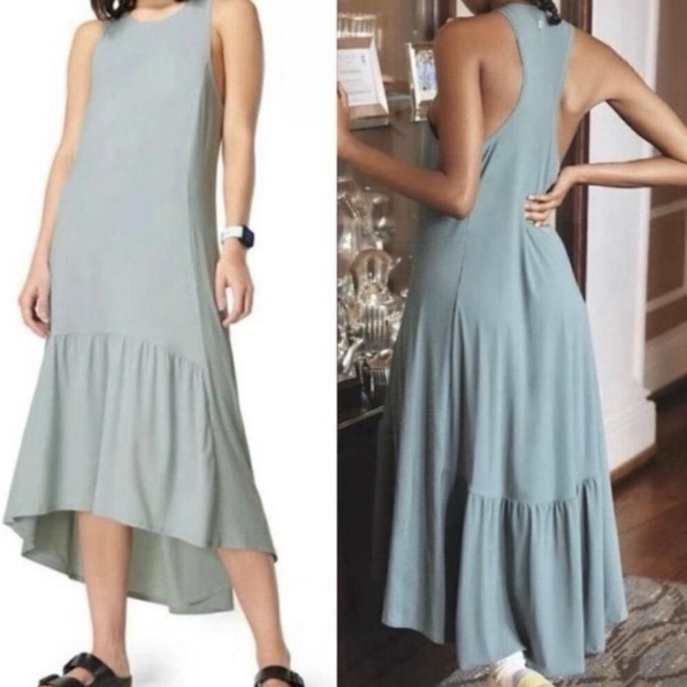 Sweaty Betty Azure Blue Explorer Ace Midi Dress Sz S